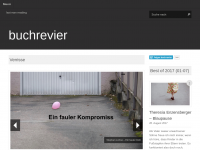 Screenshot des Blogs Buchrevier