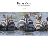 Screenshot des Blogs Baumlöwe – Der Blog über Natur- und Tierfotografie