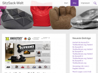 Screenshot des Blogs SitzSack-Welt