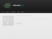 Screenshot des Blogs InfectedBytes