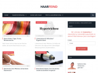 Screenshot des Blogs haarfeind.de