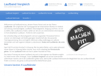 Screenshot des Blogs Laufband Test