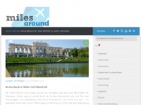 Screenshot des Blogs miles around