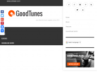 Screenshot des Blogs GoodTunes