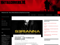 Screenshot des Blogs Metalcovers.de