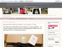 Screenshot des Blogs Mihaela Testfamily