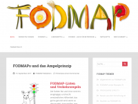 Screenshot des Blogs FODMAP-Blog