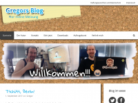 Screenshot des Blogs Gregors Blog
