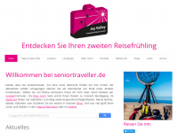 Screenshot des Blogs seniortraveller.de – Reiseblog für den zweiten Reisefrühling