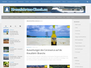 Screenshot des Blogs Kreuzfahrten-Check.eu