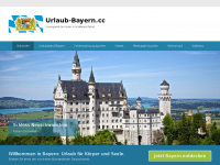 Screenshot des Blogs Urlaub-Bayern.cc