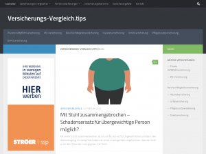 Screenshot des Blogs Versicherungs-Vergleich.tips