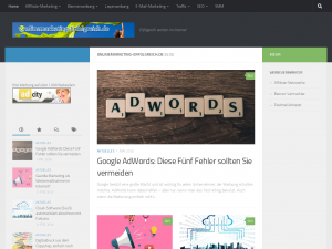 Screenshot des Blogs Onlinemarketing-Erfolgreich.de