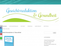 Screenshot des Blogs Gesund und Abnehmen