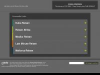 Screenshot des Blogs Reisen und Erholung