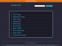 Screenshot des Blogs tuning-in