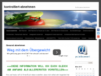 Screenshot des Blogs kontrolliert-abnehmen