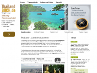 Screenshot des Blogs Informationen über Thailand