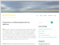 Screenshot des Blogs Wortkraut