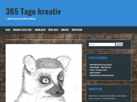 Screenshot des Blogs 365 Tage kreativ