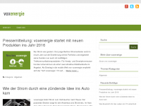 Screenshot des Blogs Blog von voxenergie
