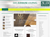Screenshot des Blogs Parkett-Journal