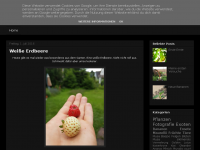 Screenshot des Blogs Bananen und Natur
