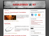 Screenshot des Blogs Bauanleitungen.NET