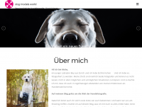 Screenshot des Blogs dog models world