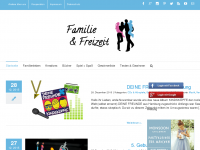 Screenshot des Blogs Familie & Freizeit