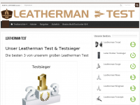 Screenshot des Blogs Leatherman-Test.de
