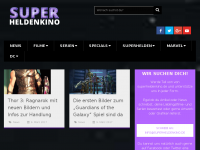 Screenshot des Blogs SuperheldenKino