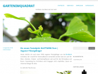 Screenshot des Blogs gartenimquadrat