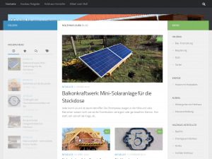 Screenshot des Blogs Holzhaus.guru – Energieeffizient und ökologisch Bauen