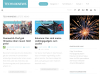 Screenshot des Blogs TechnikNews