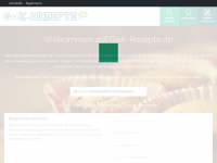Screenshot des Blogs Gesund ohne Kohlenhydrate – GoK-Rezepte
