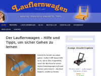 Screenshot des Blogs Lauflernwagen für Kinder – die besten Modelle