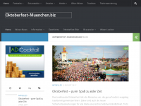 Screenshot des Blogs Oktoberfest-Muenchen.biz – Das groesste Volksfest der Welt