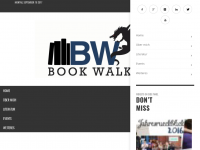 Screenshot des Blogs Book Walk