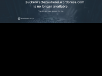 Screenshot des Blogs Zuckerwattezauberei