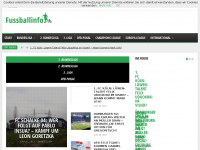 Screenshot des Blogs fussballinfo.net