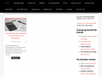 Screenshot des Blogs Unternehmer-Portal
