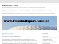 Screenshot des Blogs Fussballsport-Talk