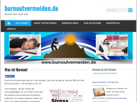 Screenshot des Blogs Burnout vermeiden