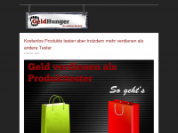 Screenshot des Blogs GeldHunger