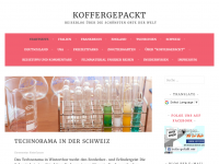 Screenshot des Blogs koffergepackt