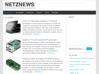 Screenshot des Blogs NetzNews