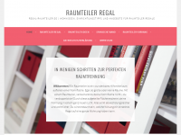 Screenshot des Blogs Raumteiler Regal