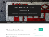 Screenshot des Blogs Durschsaje