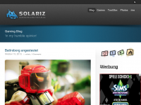 Screenshot des Blogs sOLARiZ.de